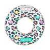 Bouée Gonflable Ronde XXL pour Piscine & Plage Ultra Confort, Flotteur Deluxe - Léopard ø120cm
