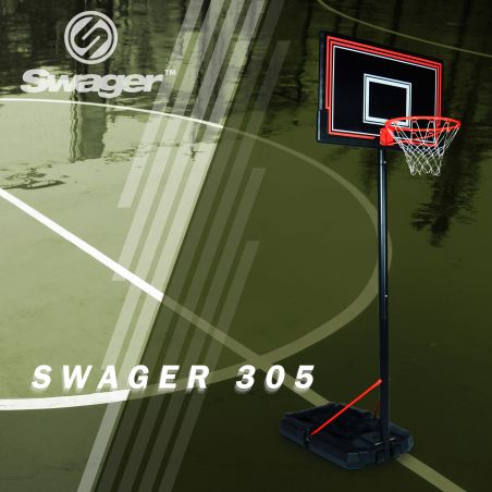 Panier de basket 2.30m a 3.05m - Swager 305