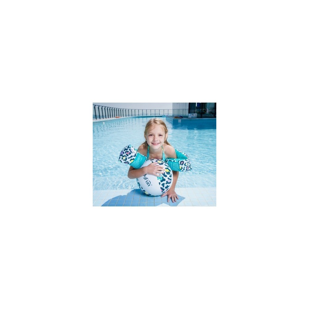 Ballon Gonflable ø28 cm pour Piscine & Plage, Accessoire d'Eau - Design Léopard