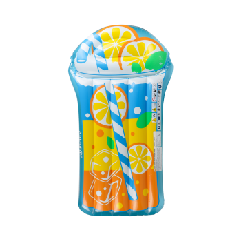 Matelas Gonflable d'Eau Géant, Ultra Confort, pour Piscine & Plage - Thé Citron 185 x 100 cm