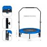 Trampoline fitness pliable 90 cm poignée réglable en hauteur