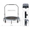 Trampoline 122cm Fitness Pliable Double-Bar