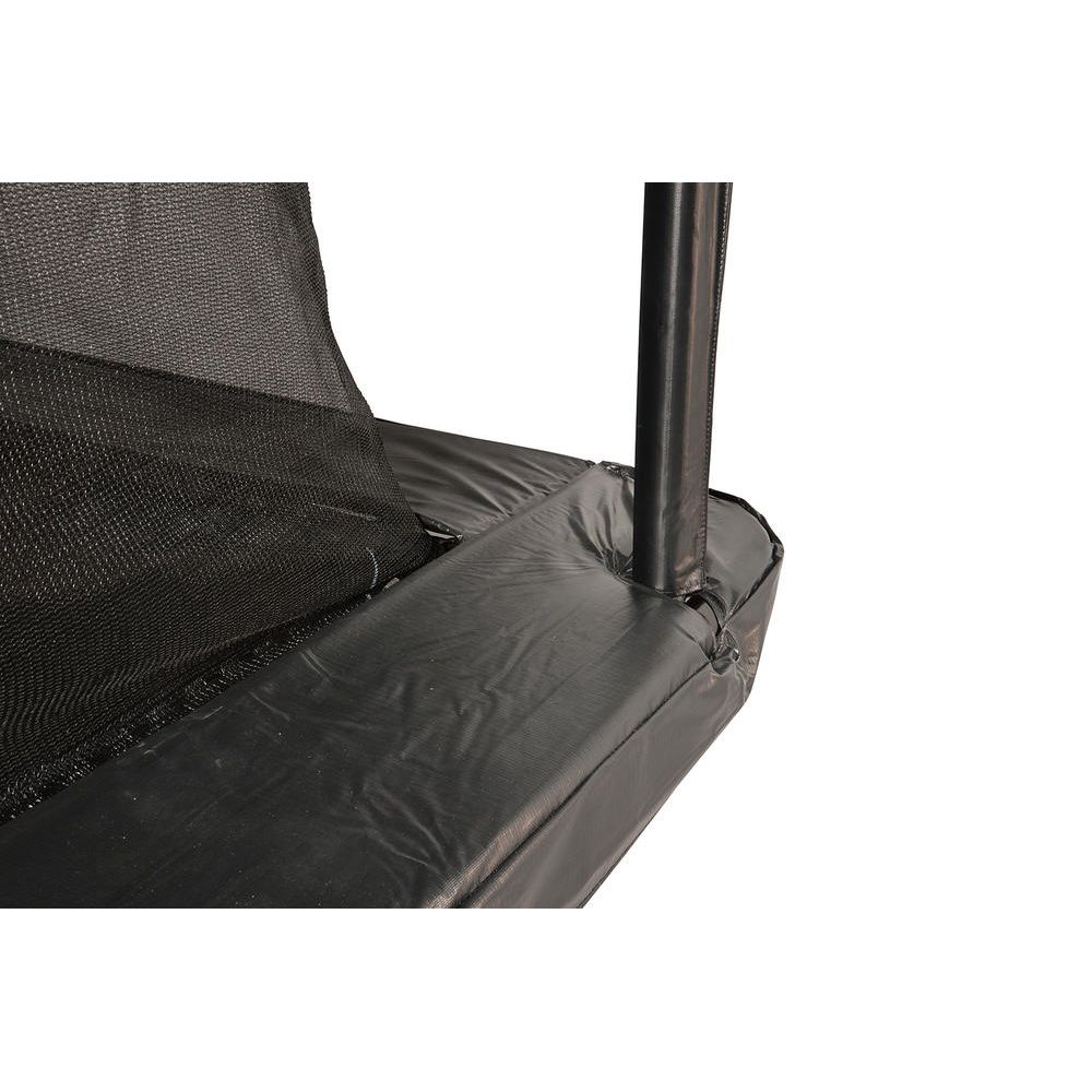 Trampoline rectangulaire 500 cm x 300 cm - filet de sécurité + matelas de protection + echelle - norme CE