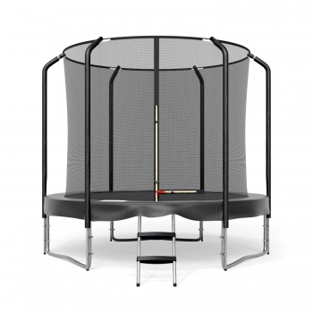 Trampoline Semi-Pro Jump4fun 8FT-244cm Noir