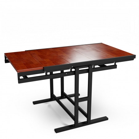 Table convertible en étagère bois - 120 cm - 140 cm