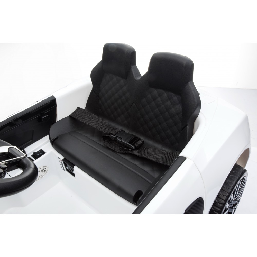 Audi R8 Spyder Voiture Electrique (2x35W) 100 x 59 x 44 cm - Marche av/ar, Phares, Musique, Ceinture et Télécommande parentale