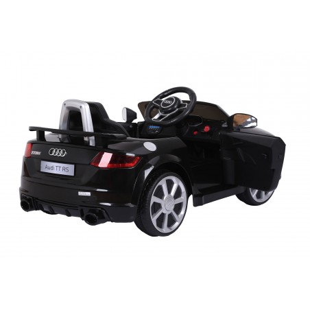 Audi TT RS Voiture Electrique Enfant (2x25W) 103x62x44 cm - Marche av/ar, Phares, Musique, Ceinture et Télécommande parentale
