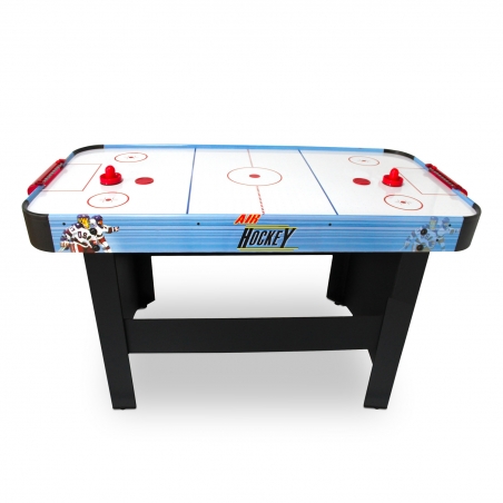 Air Hockey Teenager - Table de Air-Hockey avec système d'air pulsé 6-8W - 142 x 72x 81 cm - Bleu/Noir