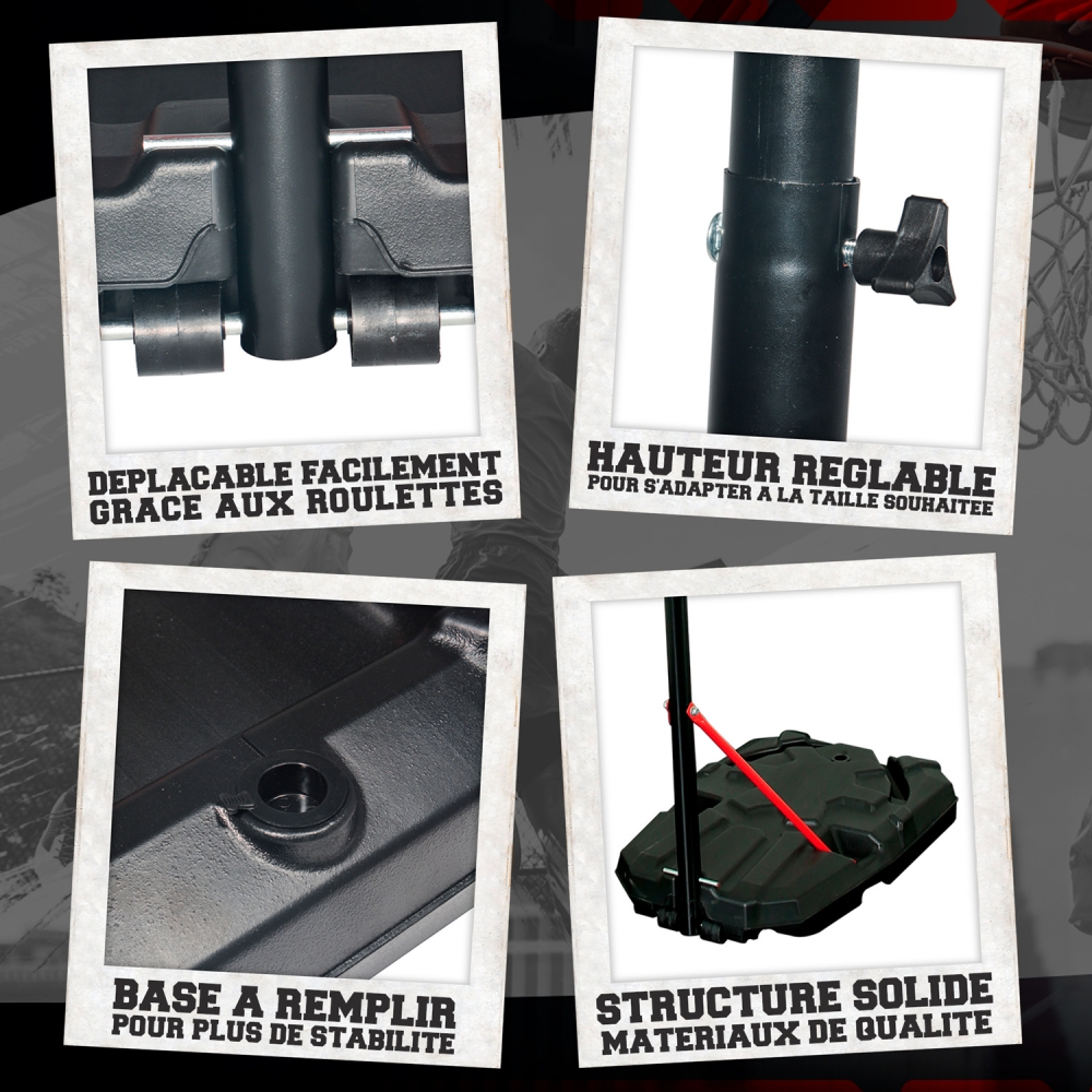 Pack panier de basket Phoenix 305 et ses accessoires - BUMBER