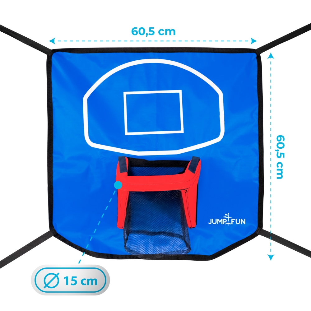 Pack Trampoline Classique 8 FT + Panier de basket souple