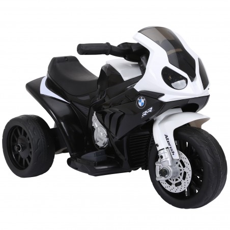 Moto Electrique BMW S1000, 25W pour Enfant, 3 Roues, Système Audio et Phares Fonctionnels