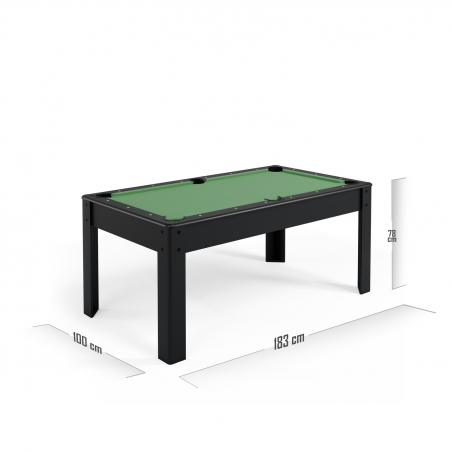 Billard convertible ALLIANCE 183 x 102 cm avec accessoires