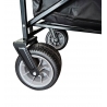 Chariot de Transport Pliant 93x56x122 cm - Noir