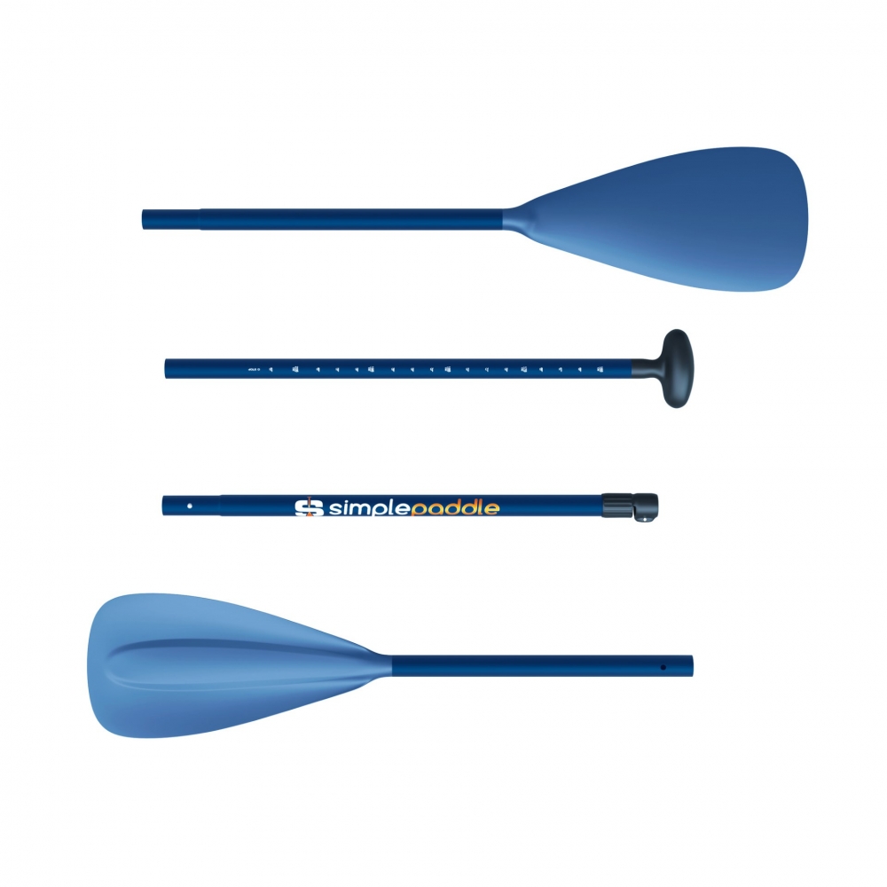 Pagaie double fonction paddle-kayak SIMPLE PADDLE - Bleu clair