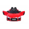 Audi R8 Spyder Voiture Electrique (2x35W) 100 x 59 x 44 cm - Marche av/ar, Phares, Musique, Ceinture et Télécommande parentale