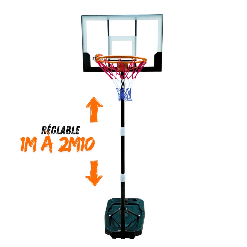 Panier de basket 1.00m a 2.10m - Brooklyn