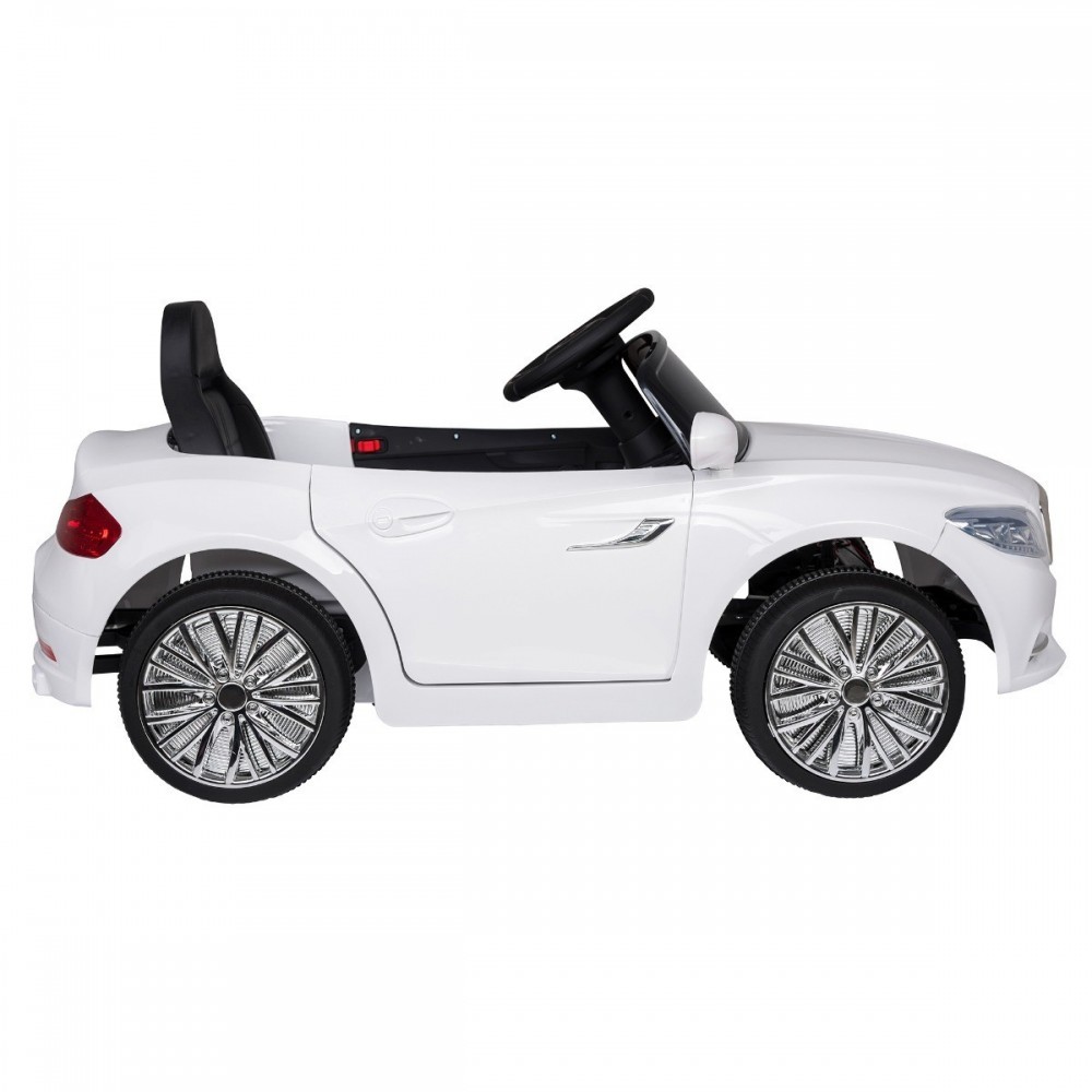 Voiture Electrique Berline Coupé Enfant (25W) Avec Système Audio, Porte Ouvrable, Amortisseurs et Télécommande Parentale