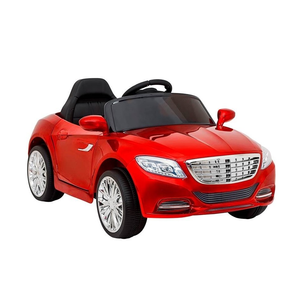 Voiture Electrique Berline Coupé Enfant (25W) Avec Système Audio, Porte Ouvrable, Amortisseurs et Télécommande Parentale