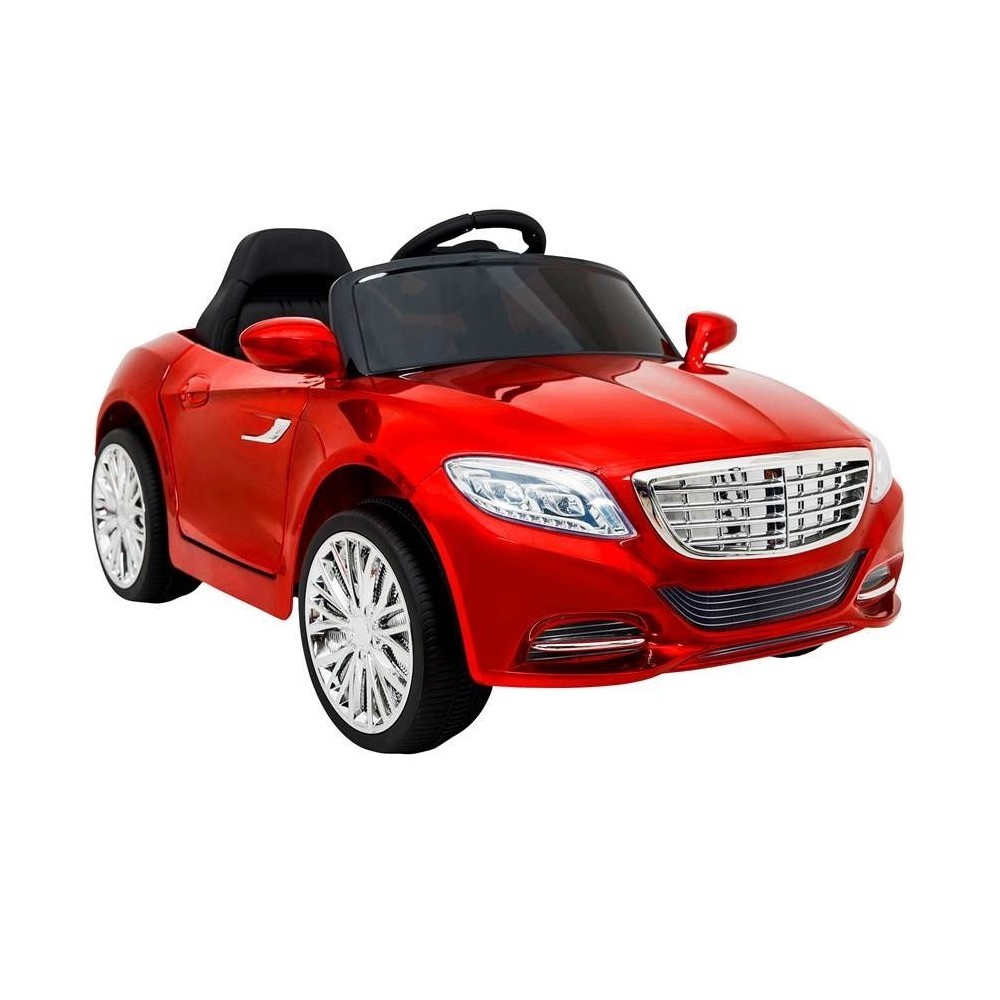 Voiture Electrique Berline Coupé Enfant (25W) Avec Système Audio, Porte Ouvrable, Amortisseurs et Télécommande Parentale