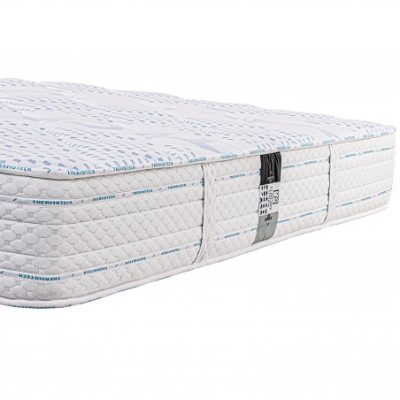 Matelas Thermotec, 24cm, mousse haute densité, ferme, indépendance du couchage, face été/hiver