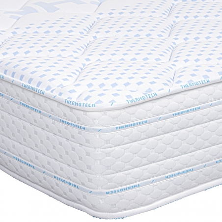 Matelas Thermotec, 24cm, mousse haute densité, ferme, indépendance du couchage, face été/hiver