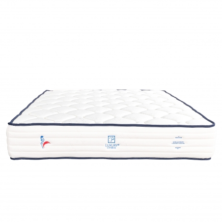 Matelas Patriote 27cm, Ressorts Ensachés mousse haute densité indépendance du couchage face été/hiver