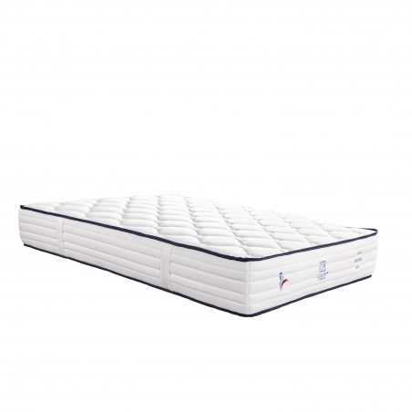 Matelas Patriote 27cm, Ressorts Ensachés mousse haute densité indépendance du couchage face été/hiver