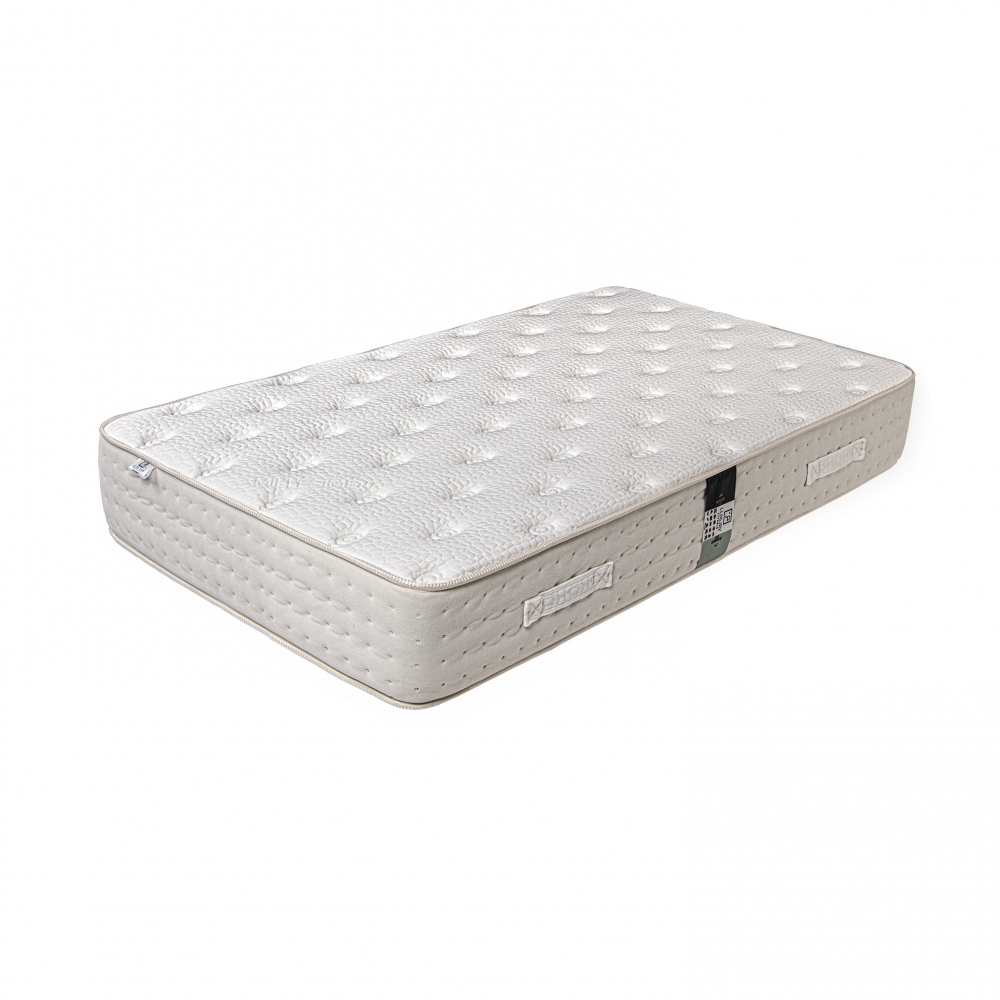 Matelas Purlux 26cm, latex mousse haute densité ferme indépendance du couchage face été/hiver