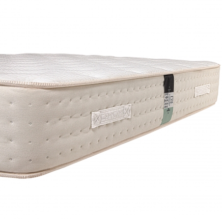 Matelas Purlux 26cm, latex mousse haute densité ferme indépendance du couchage face été/hiver