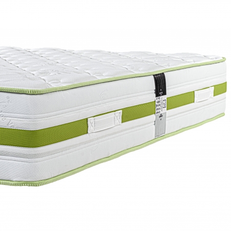 Matelas Rêverie 30cm, mousse haute densité indépendance du couchage face été/hiver