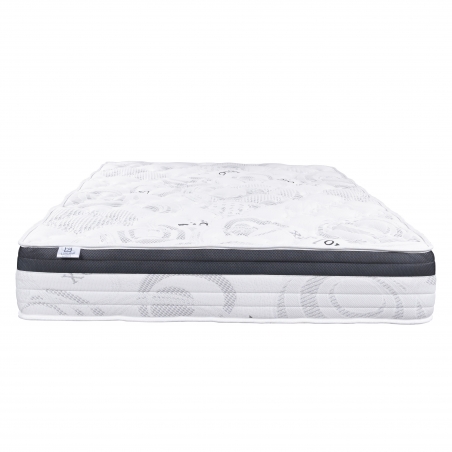 Matelas Sleeplux 26cm, latex mousse haute densité ferme indépendance du couchage face été/hiver