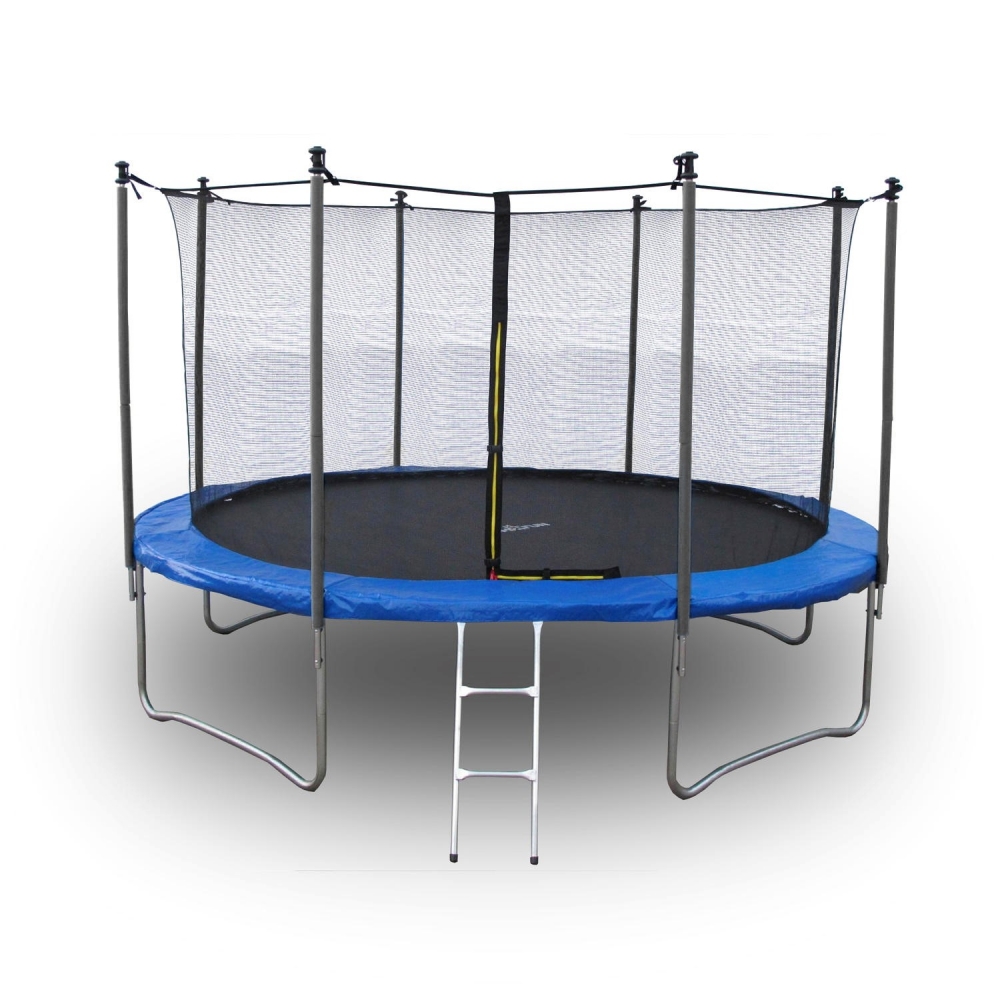 Trampoline Jump4Fun Classique 14FT - 427cm - Bleu
