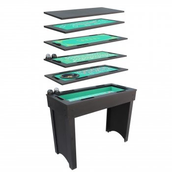 Table de casino 6 en 1 - LuckyVegas