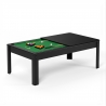 Billard Américain en kit 6Ft - 206,5 x 116,5 x 80 cm avec accessoires et plateau dînatoire - Noir