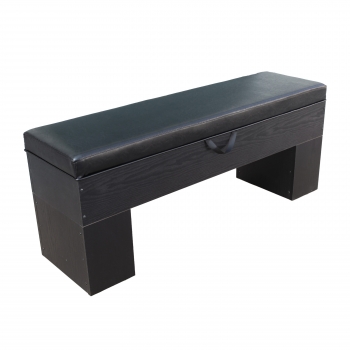 Banc Bois MDF 113 x 32 cm avec coussin - Deluxe