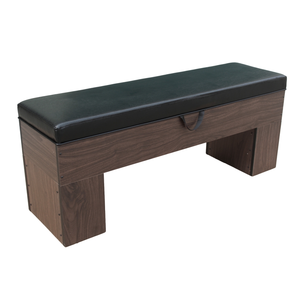 Banc Bois MDF 113 x 32 cm avec coussin - Deluxe