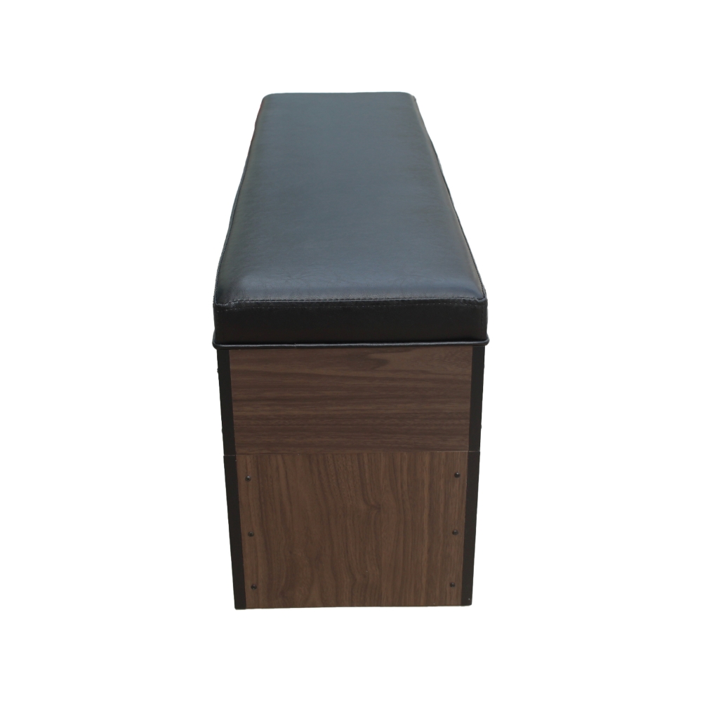 Banc Bois MDF 113 x 32 cm avec coussin - Deluxe