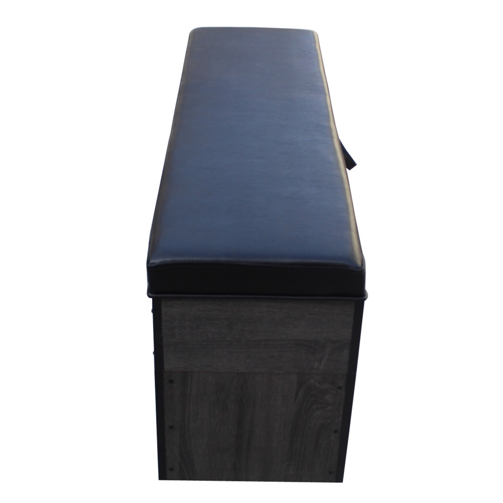 Banc Bois MDF 113 x 32 cm avec coussin - Deluxe