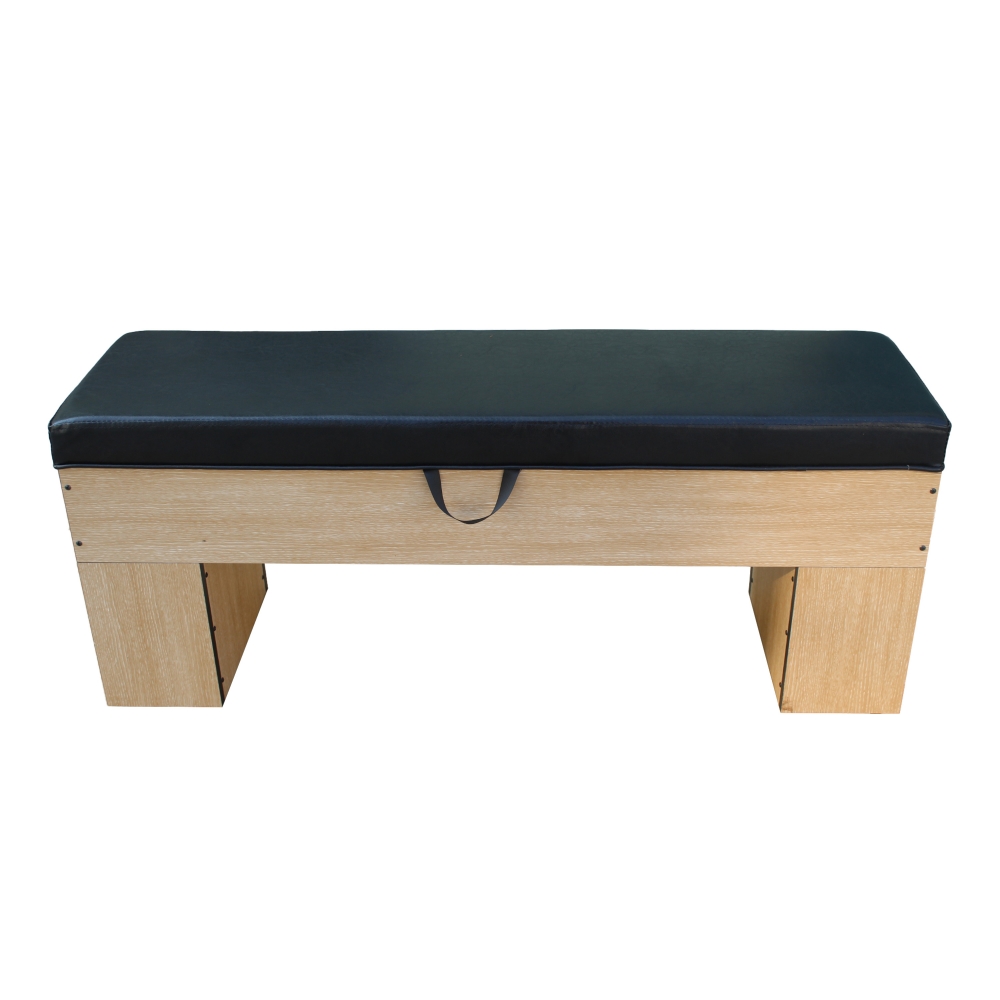 Banc Bois MDF 113 x 32 cm avec coussin - Deluxe