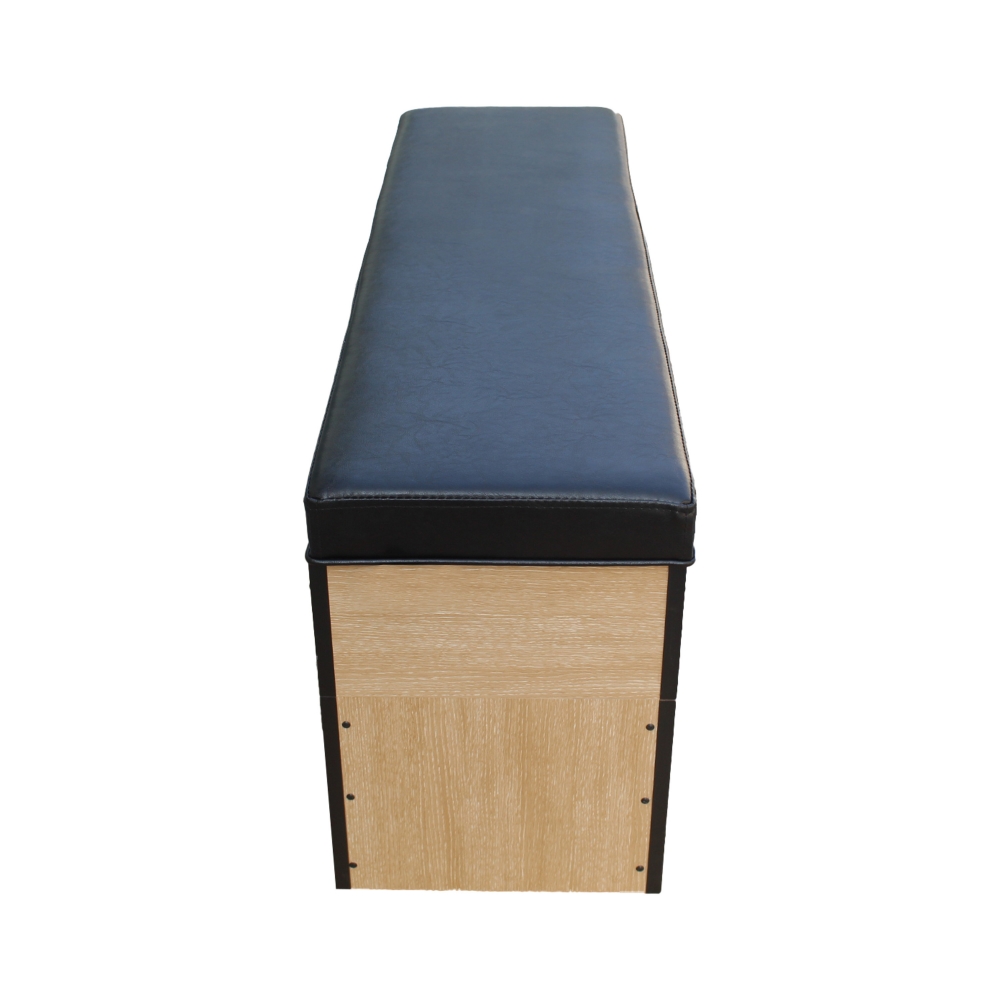 Banc Bois MDF 113 x 32 cm avec coussin - Deluxe