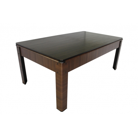 Billard Américain en kit 5FT - 183 x 100 cm avec accessoires - Couleur Bois Brut