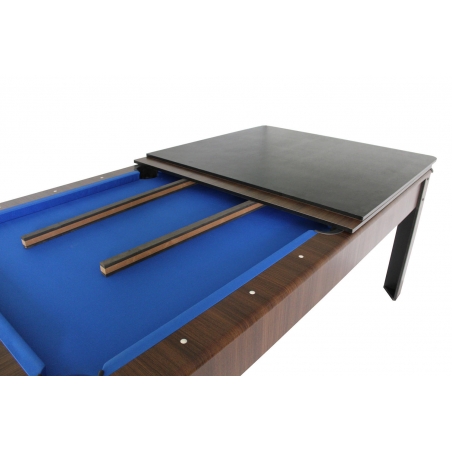 Billard Américain en kit 5FT - 183 x 100 cm avec accessoires - Couleur Bois Brut