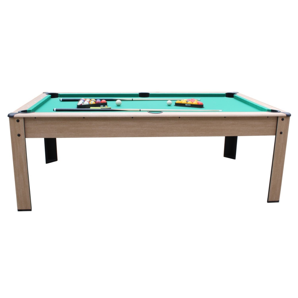 Billard Américain en kit 5FT - 183 x 102 cm avec accessoires - Couleur Bois Chene
