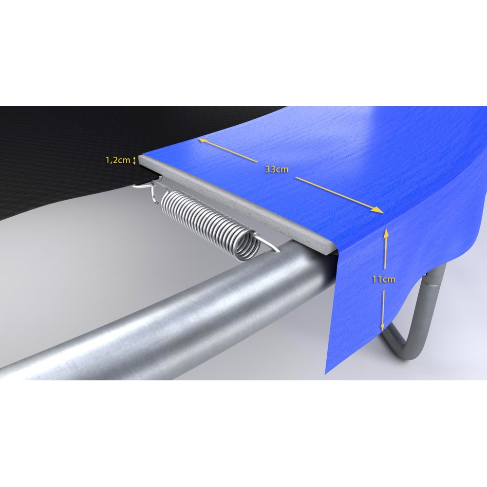 Coussin de protection des ressorts pour Trampoline 6FT ø185cm Universel Classique