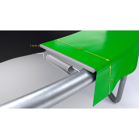 Coussin de protection des ressorts pour Trampoline 6FT ø185cm Universel Classique