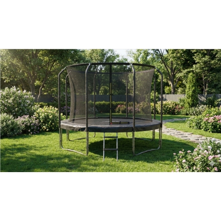 Trampoline Semi-Pro Jump4fun 10FT-305cm Noir