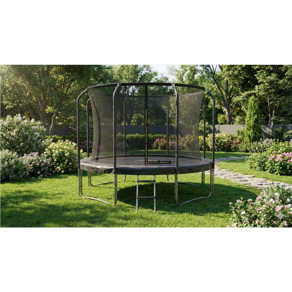 Trampoline Semi-Pro Jump4fun 10FT-305cm Noir