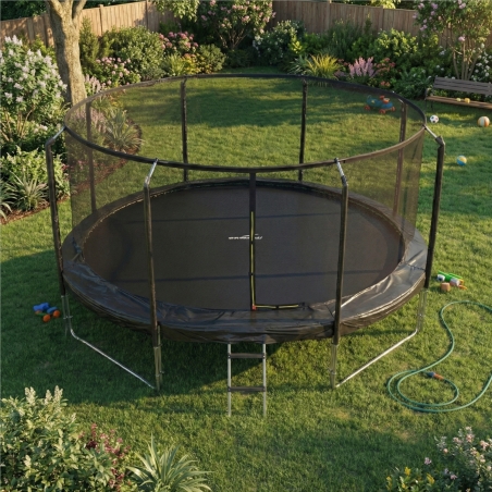 Trampoline Semi-Pro Jump4fun 14FT-427cm Noir