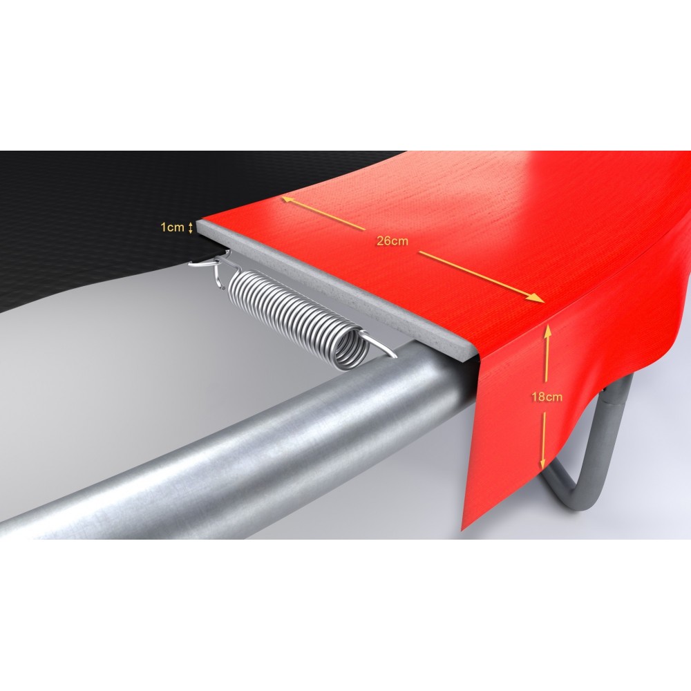 Coussin de protection des ressorts pour Trampoline 8FT ø244cm Universel Classique