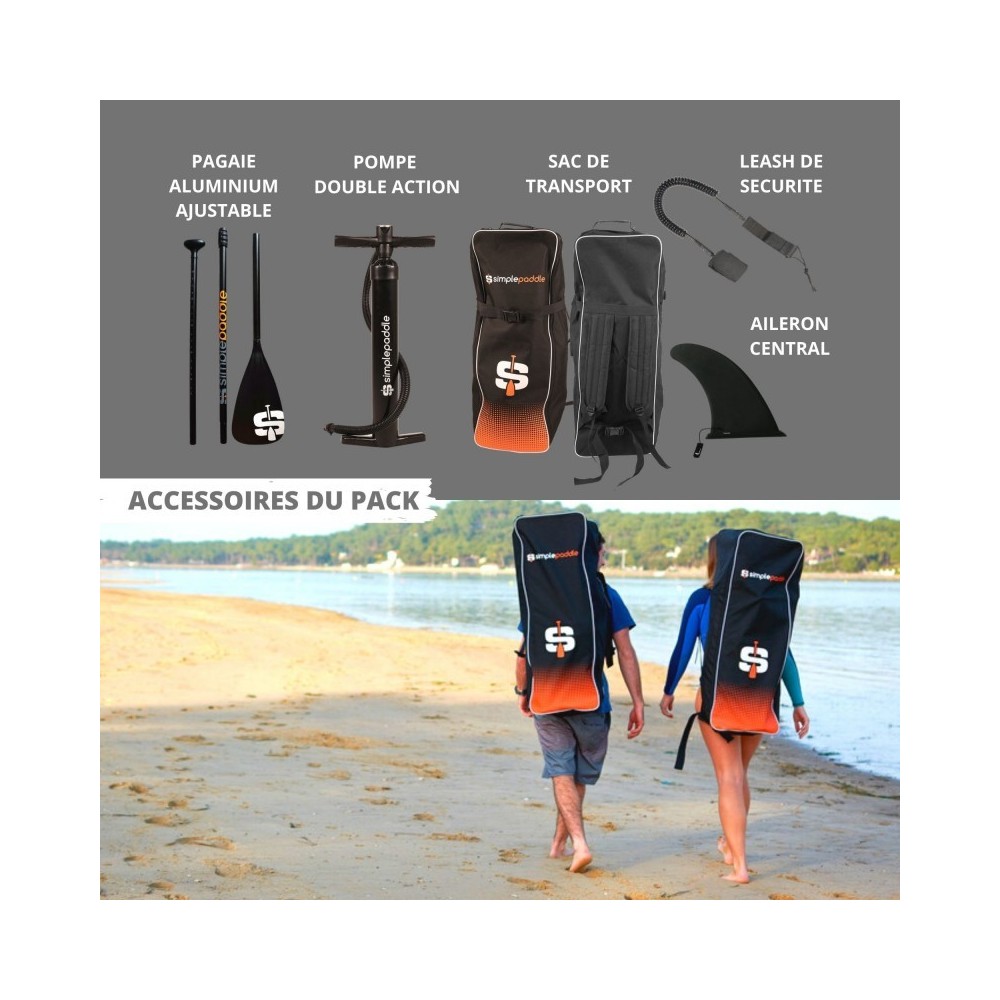 UNION 10'8 PACK STAND UP PADDLE